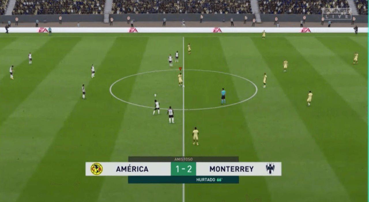 Rayados de Monterrey impuso condiciones, marcó el ritmo del juego y fue contundente ante unas Águilas del América que descuidaron la zona defensiva.