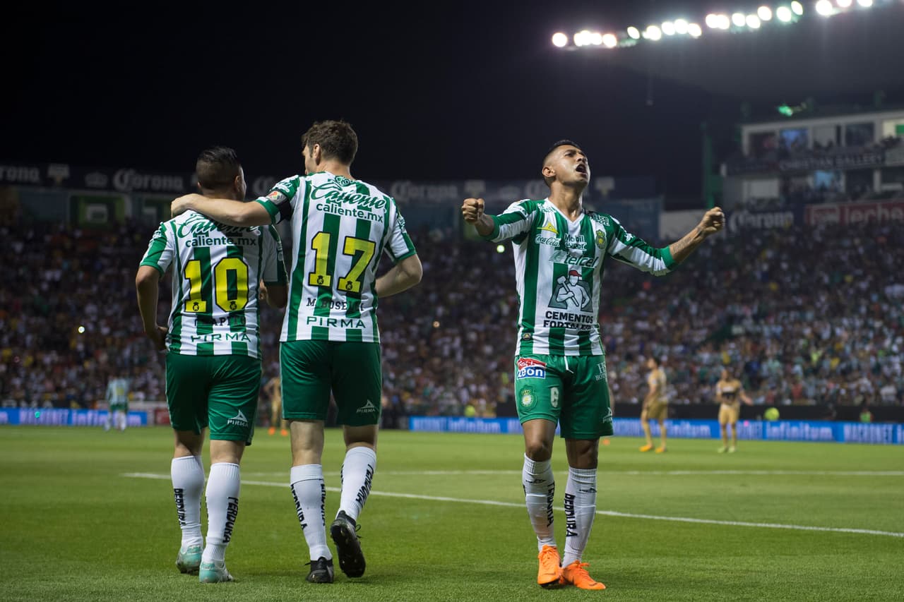 León 3-0 Pumas: Luis Montes, Elías Hernández y Mauro Boselli acabaron con las esperanzas de los Universitarios en este juego disputado en el Nou Camp.
