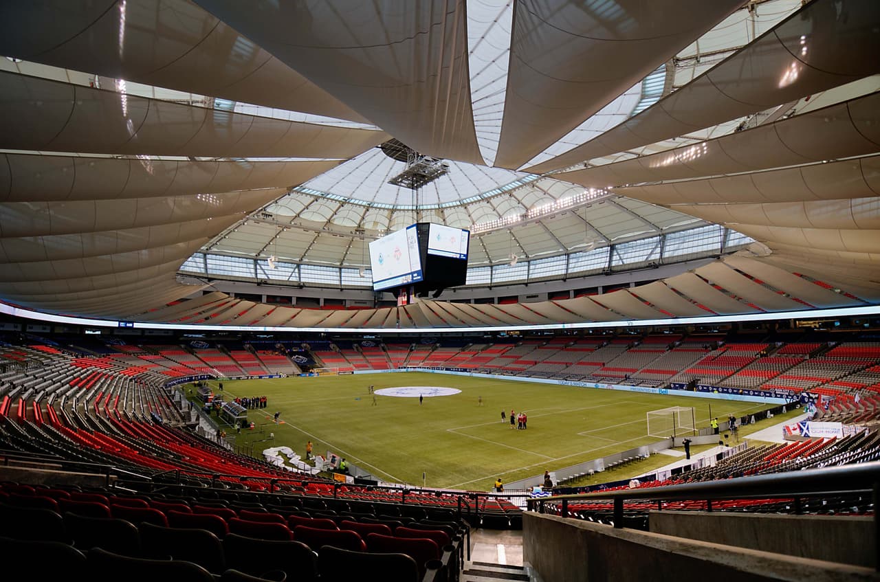 El 'coloso' del BC Place en el Pacífico canadiense.