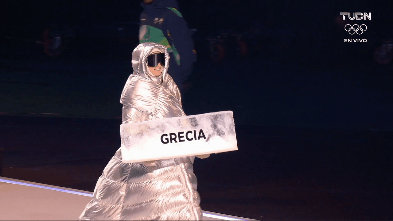 Grecia abre el desfile de las naciones de Milano Cortina 2026