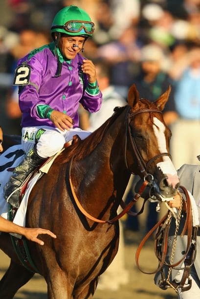 Por supuesto, la atención estaba puesta en California Chrome y el jinete Víctor Espinoza.