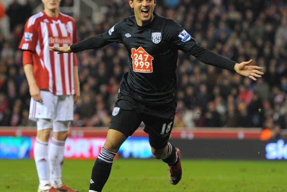 Con sólo cinco minutos en el campo, el ariete azteca puso el tanto del empate.