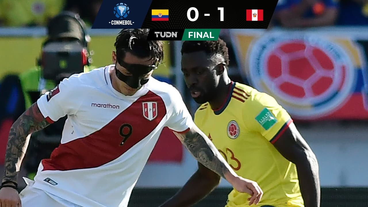Eliminatorias Conmebol Colombia 0-1 Perú: Jugadas, goles y resumen