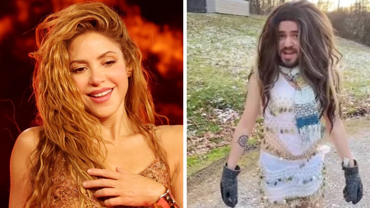 Shakira sorprende y recrea su propio meme viral