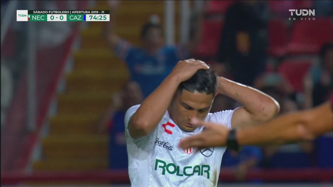Segundo penal errado del juego, ahora fue Necaxa
