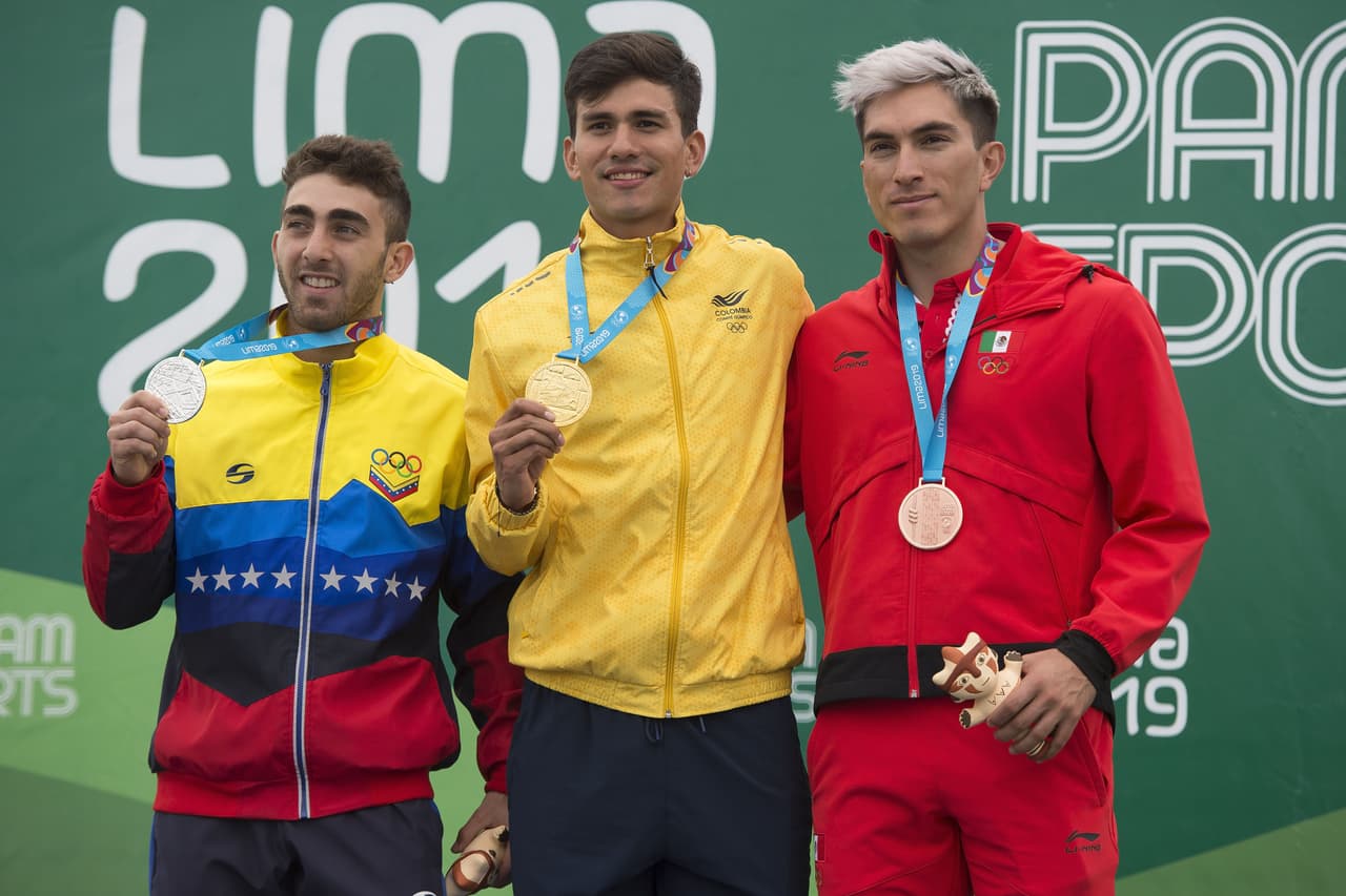 El mexicano acabó dentro del podio solamente por debajo del colombiano Pedro Causil y el venezolano Johan Guzmán.