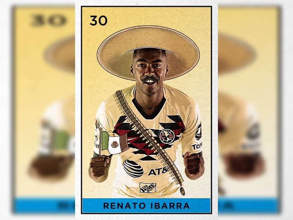 Los jugadores americanistas al estilo de la Revolución Mexicana para conmemorar el 20 de noviembre.