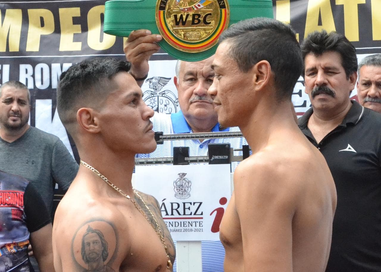 Listo el combate tras la ceremonia de pesaje con tres peleas de pronóstico reservado.