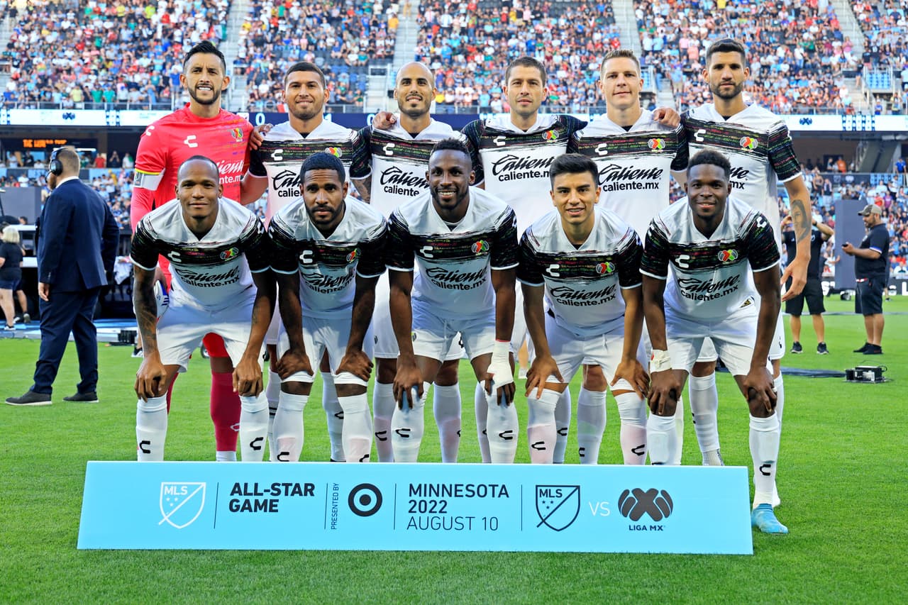 Con estos jugadores inició el partido el equipo de estrellas de la Liga MX.
<br>