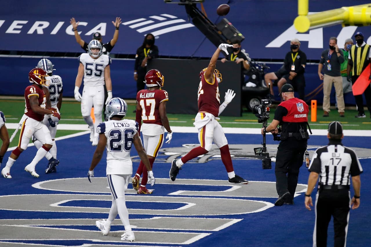 En Thanksgiving, Washington vence 41-16 a los Dallas Cowboys y toman son líderes solitaios de su división.