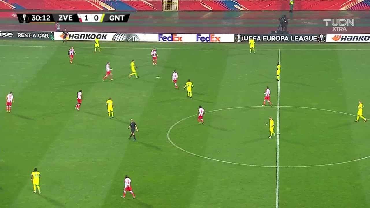 ¡GOOOL! Vadis Odjidja-Ofoe anota para KAA Gent.