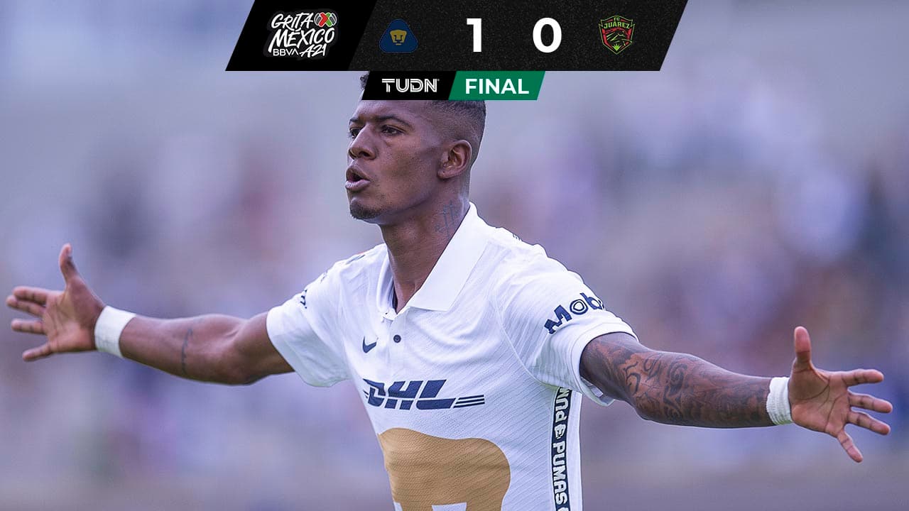 Pumas vence a Juárez en regreso de su afición a CU tras 590 días