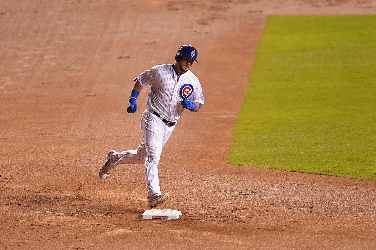 La única carrera de los Cachorros fue gracias a un cuadrangular solitario de Kyle Schwarber en la primera entrada.