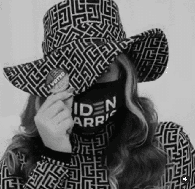 Beyoncé | Así mostraron su voto las celebridades en sus redes sociales.