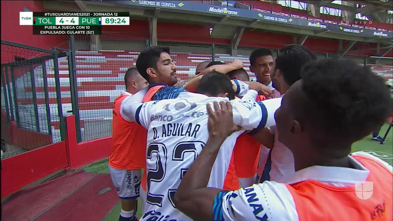 ¡GOOOL! Daniel Alvarez anota para Puebla.