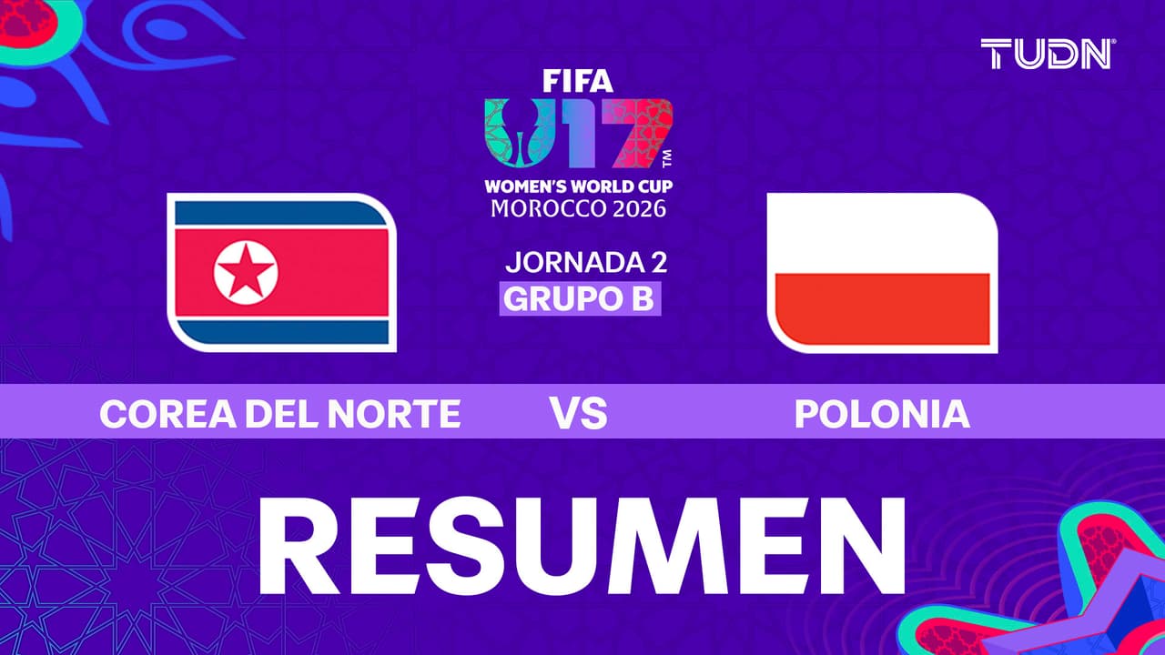 Resumen | Corea del Norte vs. Polonia, Mundial Sub-17 Femenil 2026