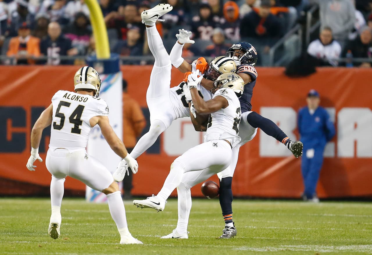 Los New Orleans Saints le pasaron por encima a los Chicago Bears en la 'ciudad de los vientos'.