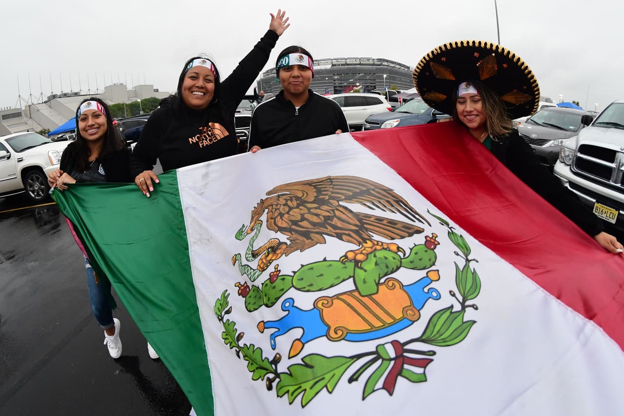 Así se encuentra el ambiente en el MetLife Stadium para el ¡Choque de Gigantes!