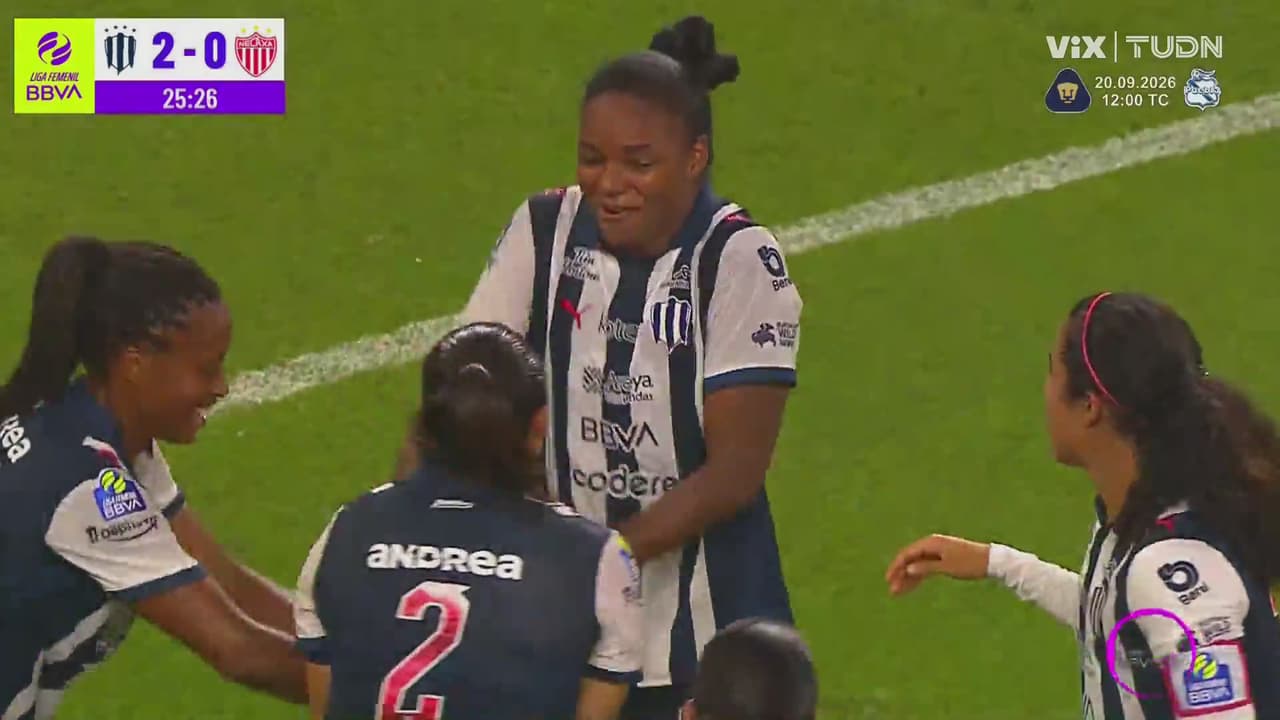 ¡Rayadas aumenta su ventaja! Daiane Silva con remate de cabeza