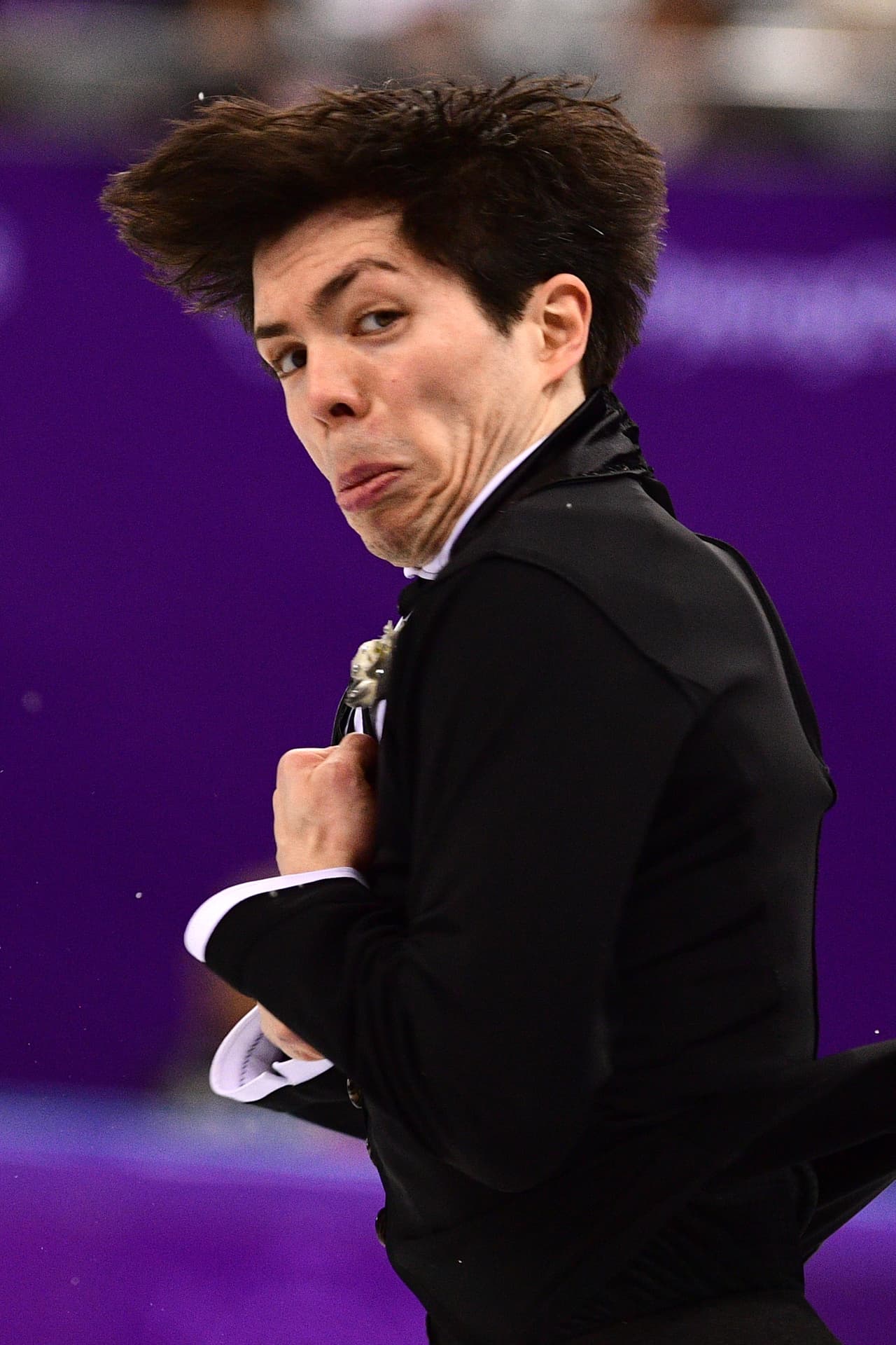 Keegan Messing del equipo de Canadá.