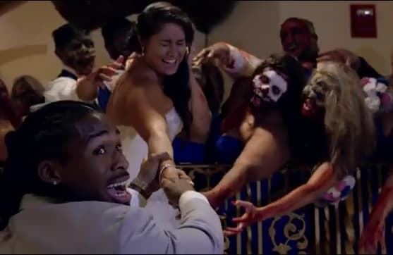 DeAngelo Williams tuvo una boda al estilo 'The Walking Dead'