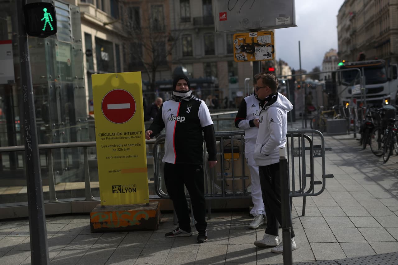 Así se vive el color de la Champions League en Lyon.
