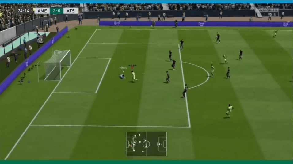 El América, a manos de Cáceres, vence por dos goles a el Atlas comandado por Acosta. Esta es la tercera victoria consecutiva de las Águilas en la eLiga MX.