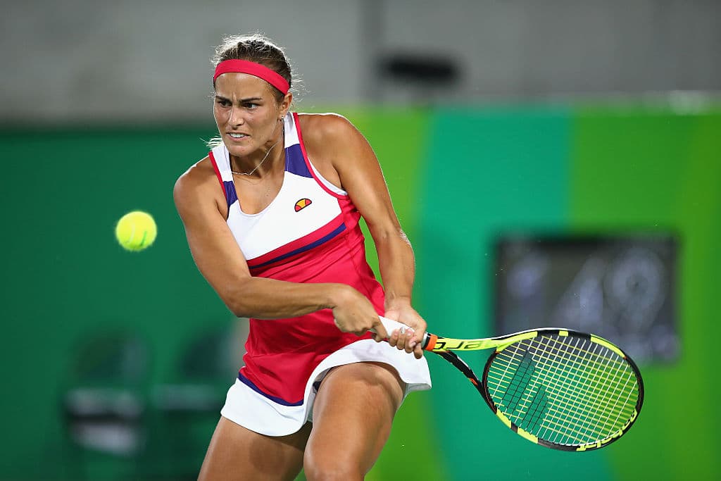 La puertorriqueña no tuvo un torneo fácil y mucho menos en la final, contra la alemana Angelique Kerber, número uno en ese momento.