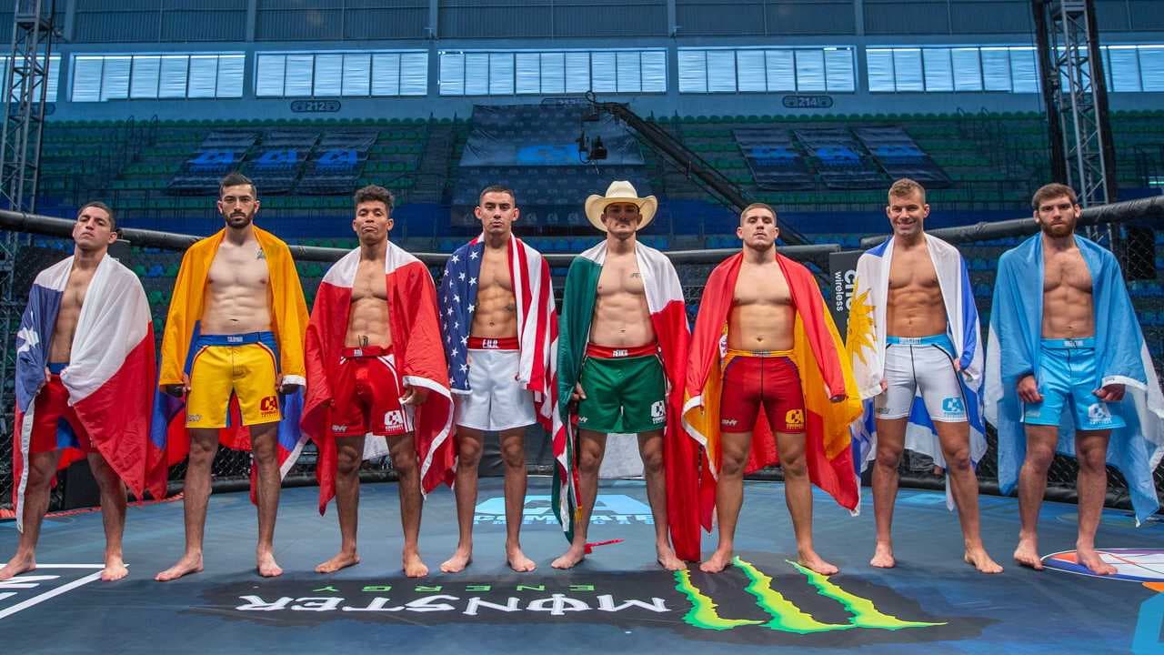 Los ocho guerreros de ocho distintos países.