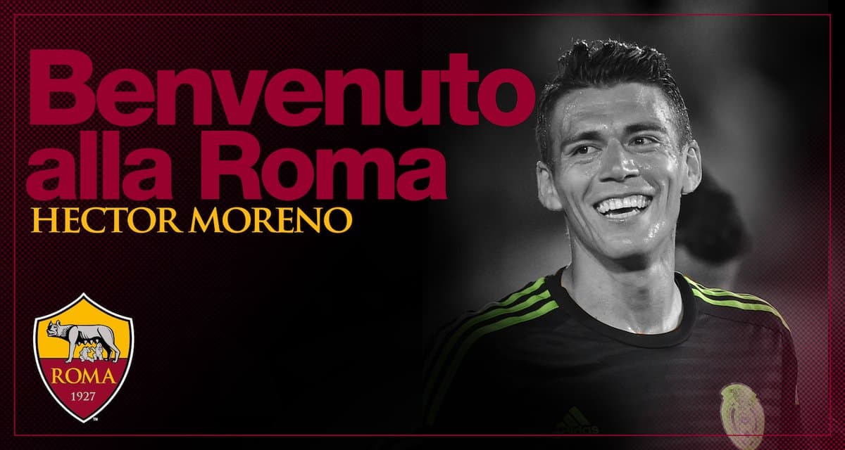 Héctor Moreno, nuevo jugador del AS Roma