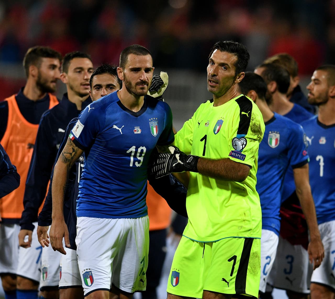 15. Italia (UEFA): 1066 puntos [En repechaje a Rusia 2018]