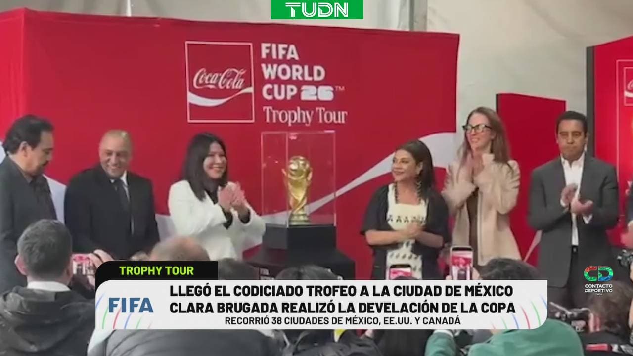El Trofeo de la Copa Mundial de la FIFA llega a la Ciudad de México