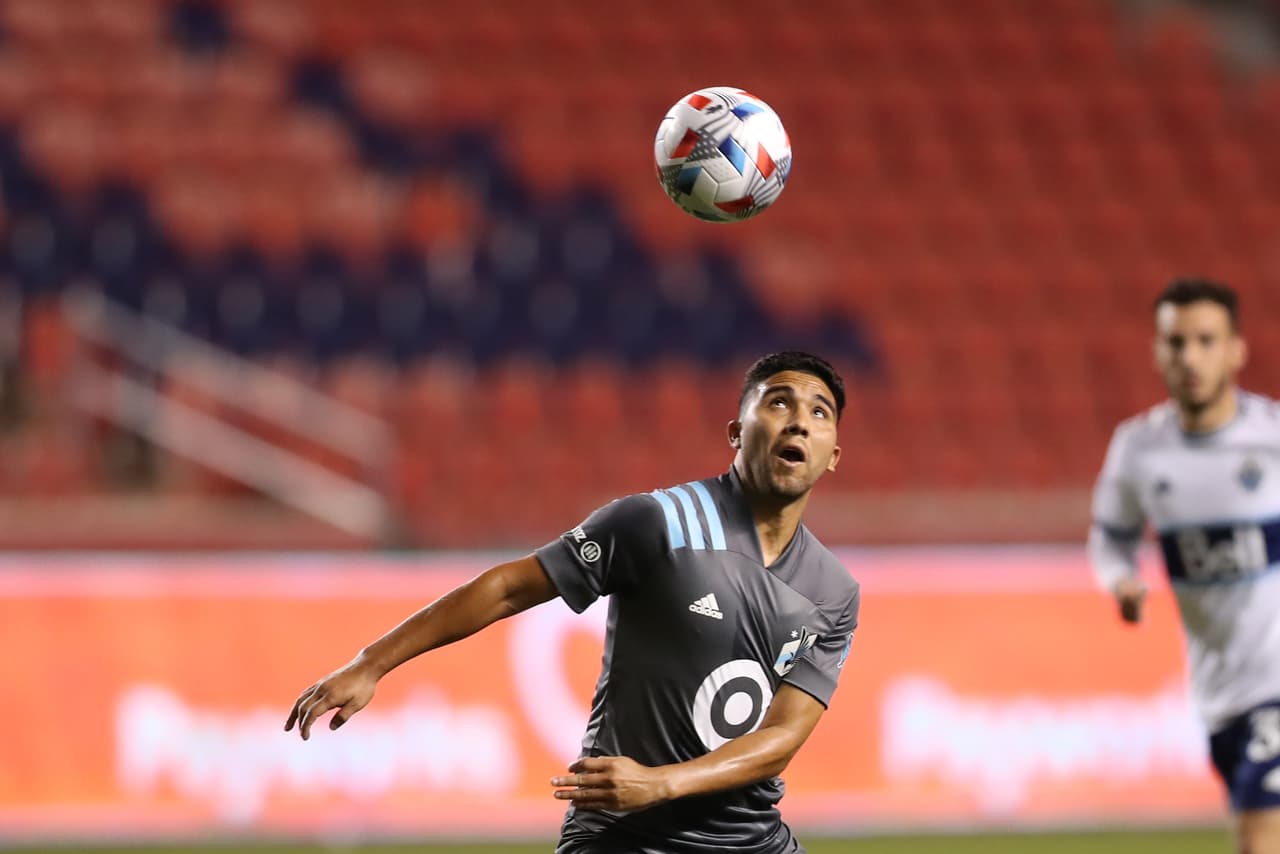 Emanuel Reynoso manejó el juevo ofensivo de Minnesota United en su visita a Vancouver Whitecaps.
<br>