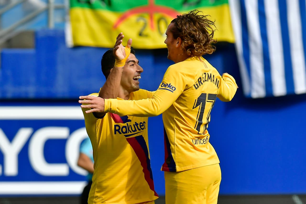 Griezmann, Messi y Suarez anotan y demuestran que el nuevo tridente funciona perfectamente.