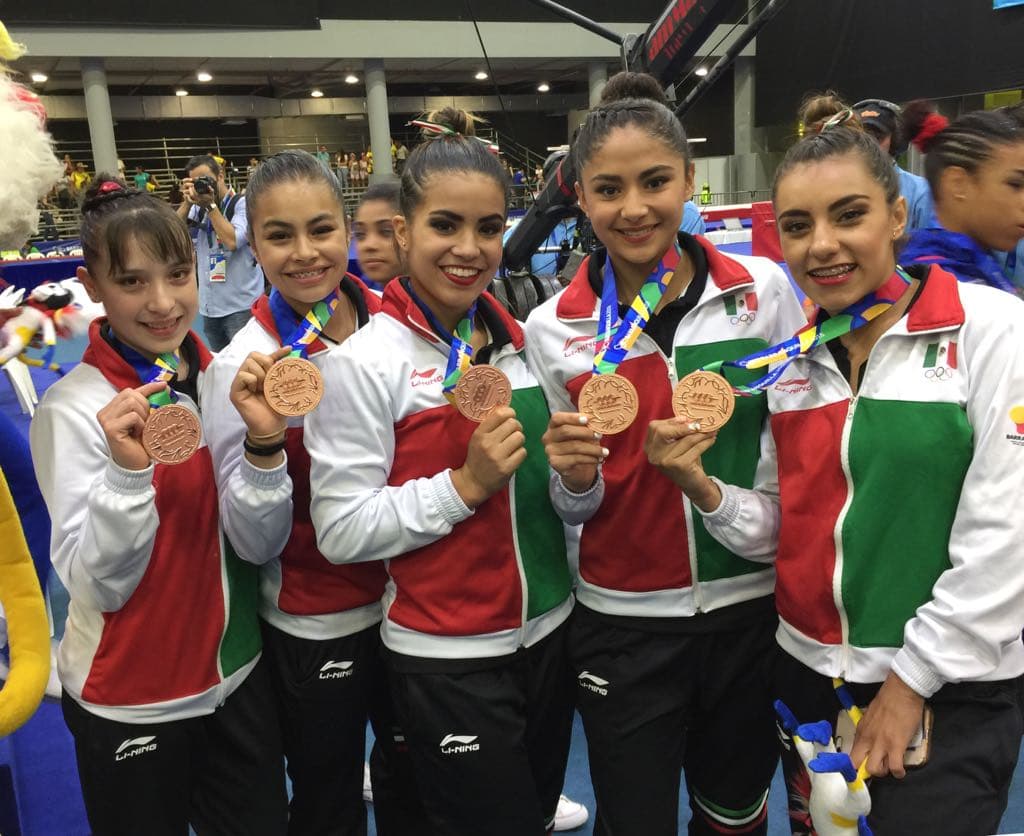 La gimnasia artística por equipos le dio una Medalla de Bronce a la delegación mexicana.