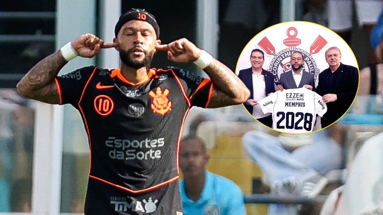 Corinthians renueva a Memphis Depay a una semana de recibir amenazas