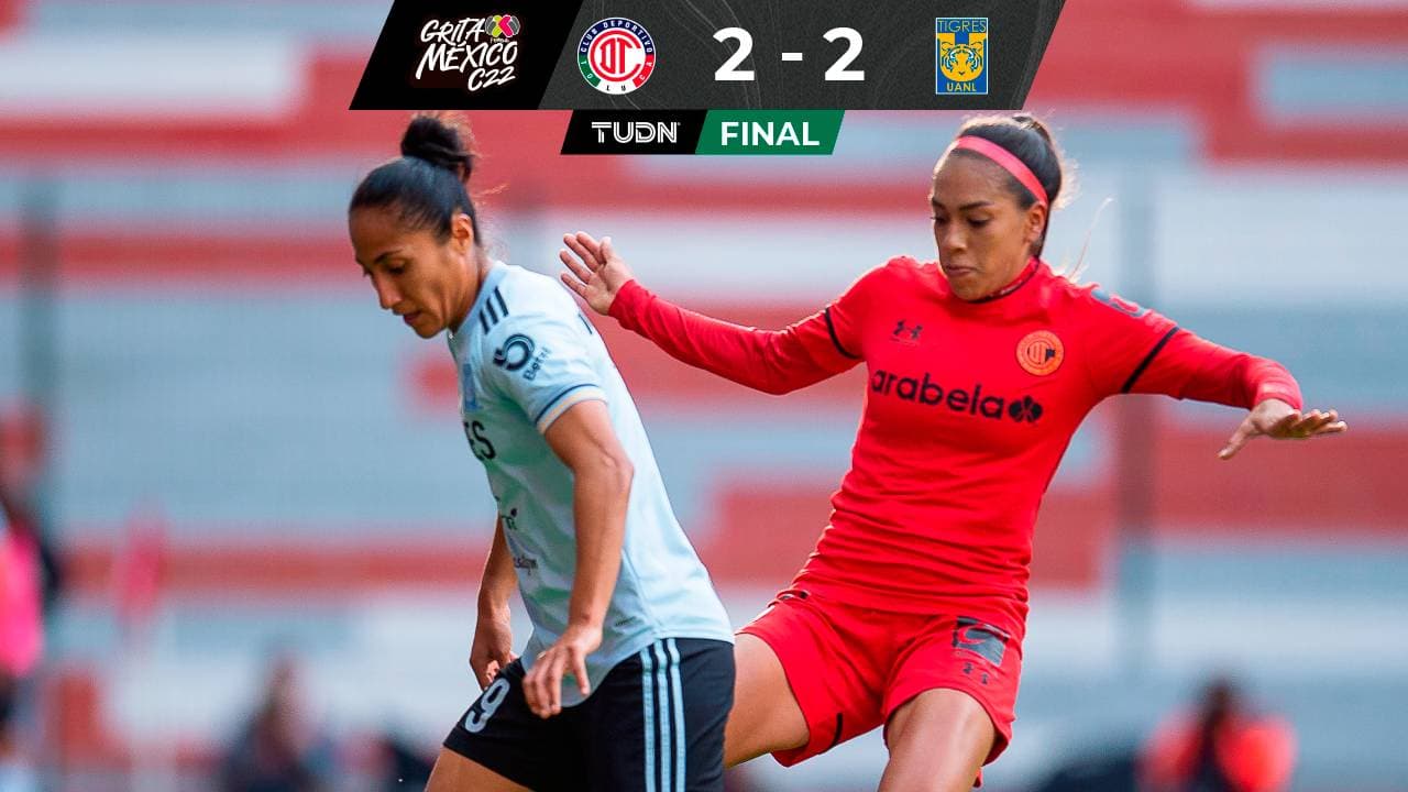 ¡Diablura! El Toluca empata con Tigres de último minuto