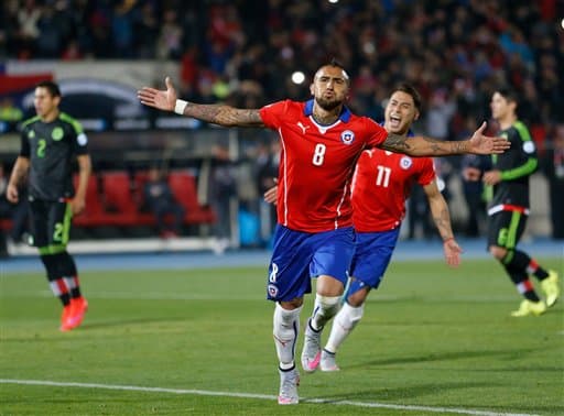 Chile suma 29 goles a favor; México tiene 35 goles anotados.
