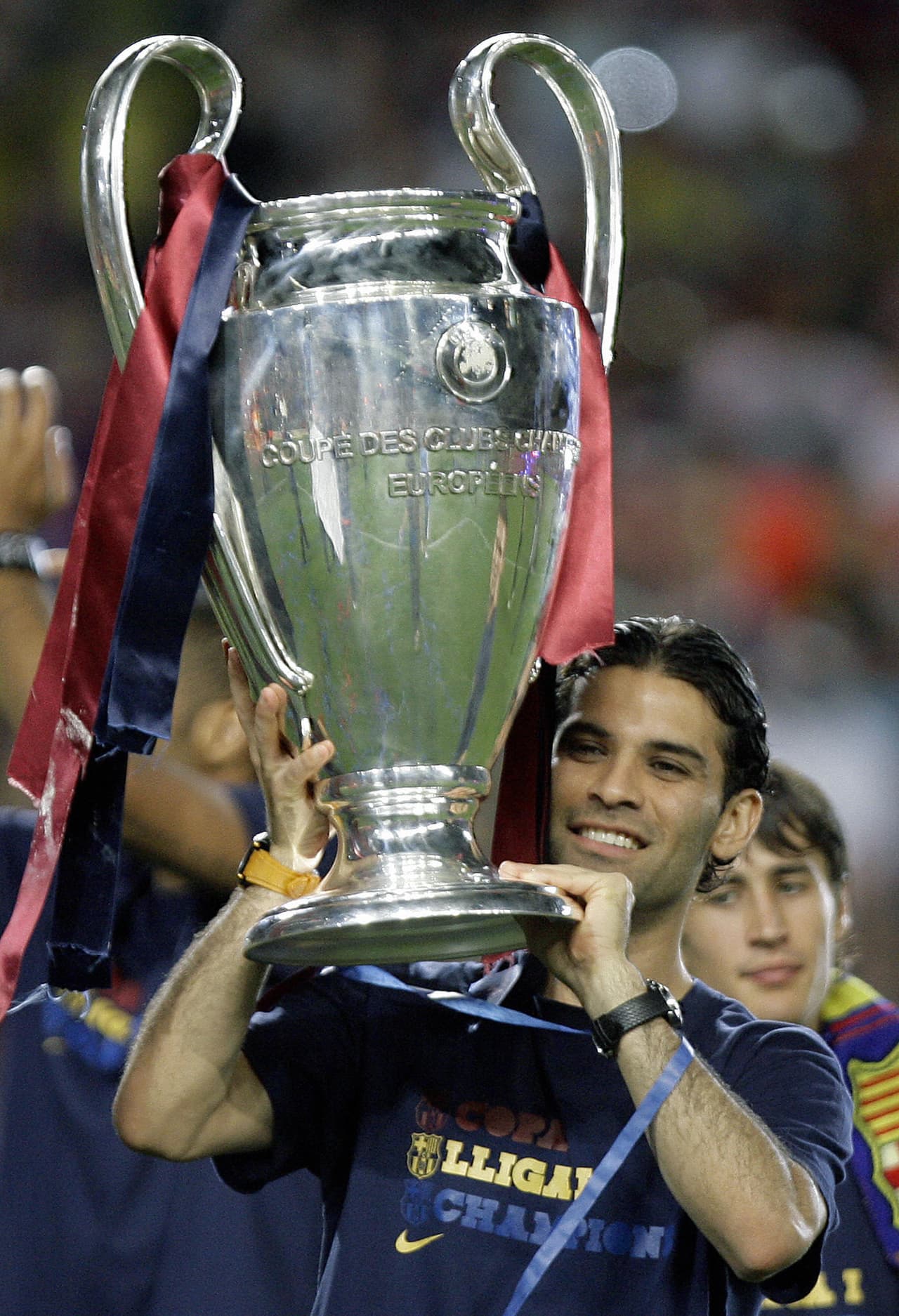 Champions League: el triplete del Barcelona en el 2005 tuvo entre sus protagonistas a Rafa Márquez. El defensor michoacano jugó la final del torneo internacional en la que superaron por 2-1 al Arsenal siendo el primer mexicano en conseguir la Orejona.