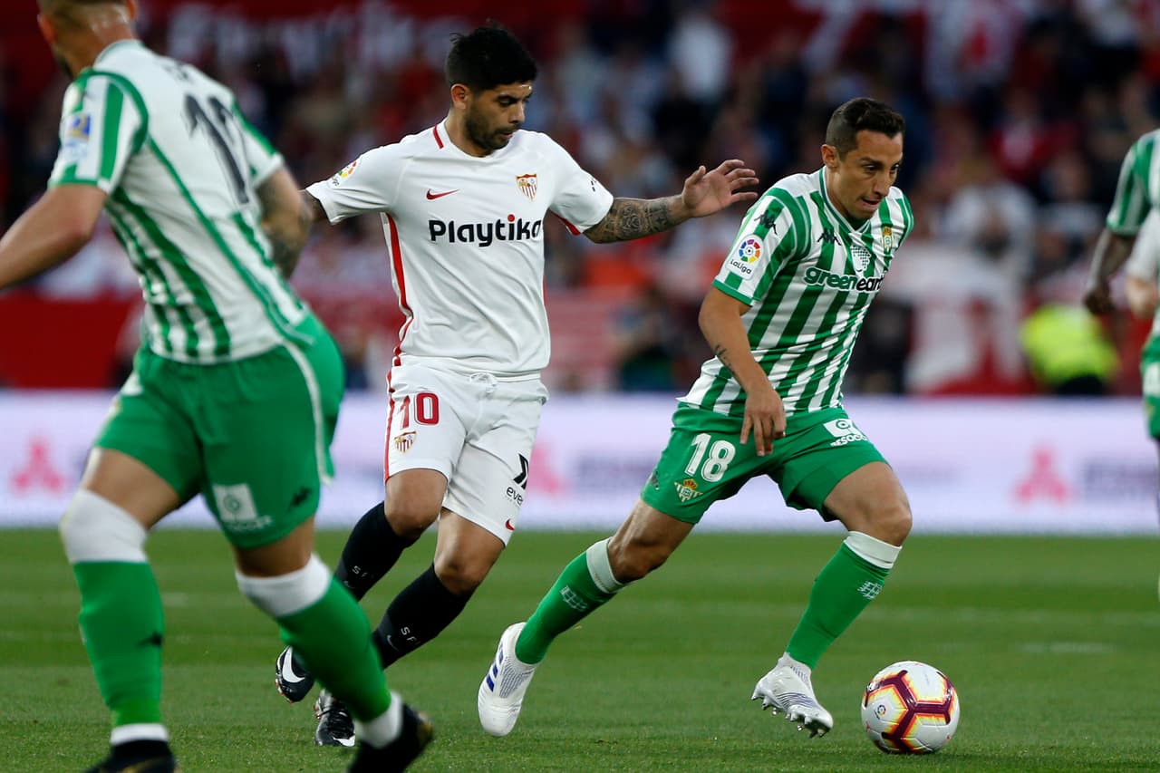 El Betis cayó 3-2 ante el Sevilla en el último derbi en el Ramón Sánchez-Pizjuán.