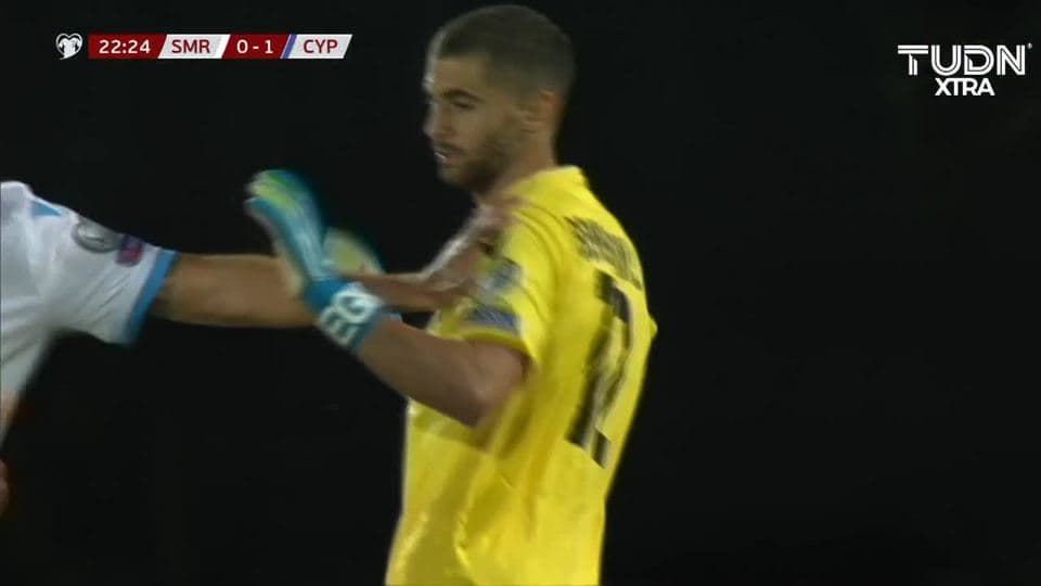 Tiro de esquina para Cyprus