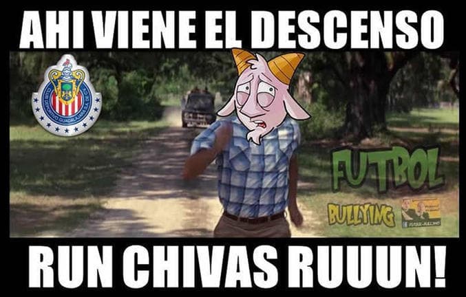 Memes de Cruz Azul vs Chivas