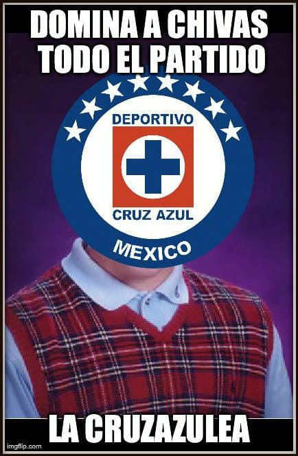 Memes de Cruz Azul vs Chivas