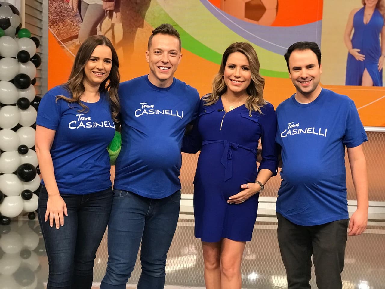 Este viernes, en una nueva edición de Despierta América, el equipo de trabajo de Lindsey Casinelli le organizó un Baby Shower muy especial.