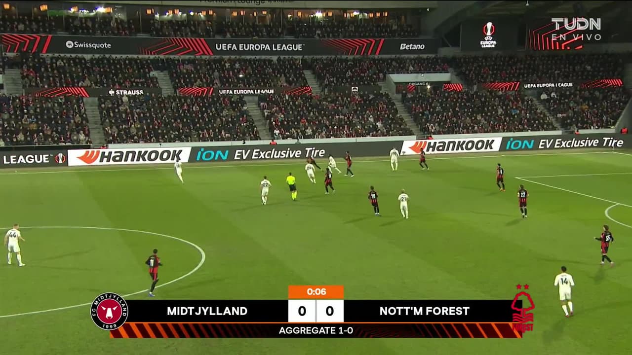 Midtjylland vs Nottingham Forest: partido clave de Europa League