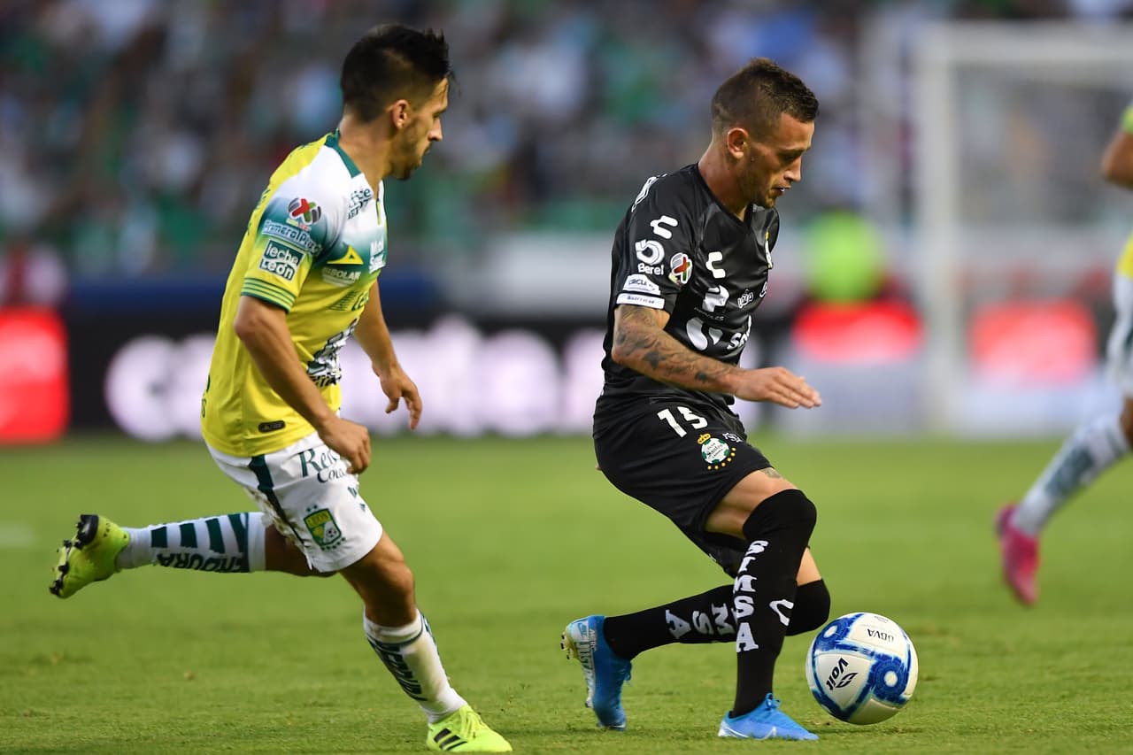 Con goles de Macías, Mena, Furch y Castillo, León y Santos empataron en la Fecha 7 del Apertura 2019.