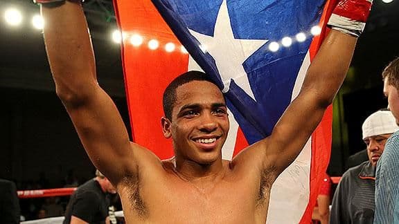 Otro prospecto en ciernes es Félix 'Diamante' Verdejo en el 2014 logró siete victorias, seis de ellas por nocaut (Foto: Twitter).
