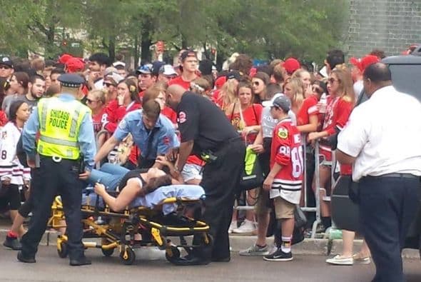 De inmediato llegaron los equipos de auxilio.