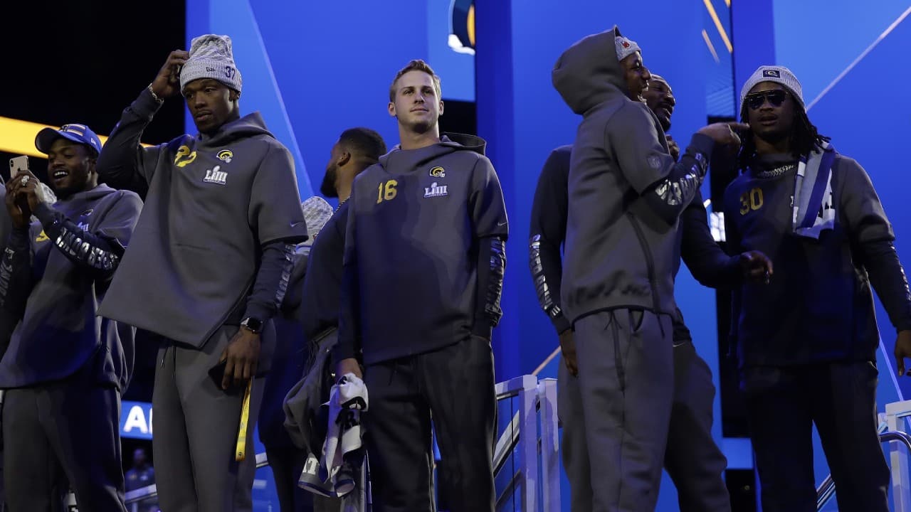 Los Rams, 'la cenicienta' del Super Bowl LIII, se presentan en el Opening Night