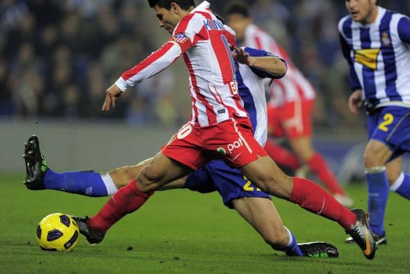 Atlético de Madrid pagó la visita al Espanyol, a quien venció 1-0 en la Ida.